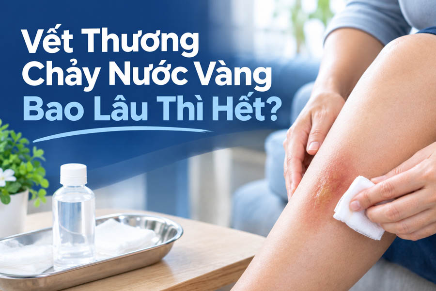 Vết Thương Chảy Nước Vàng Bao Lâu Thì Hết?