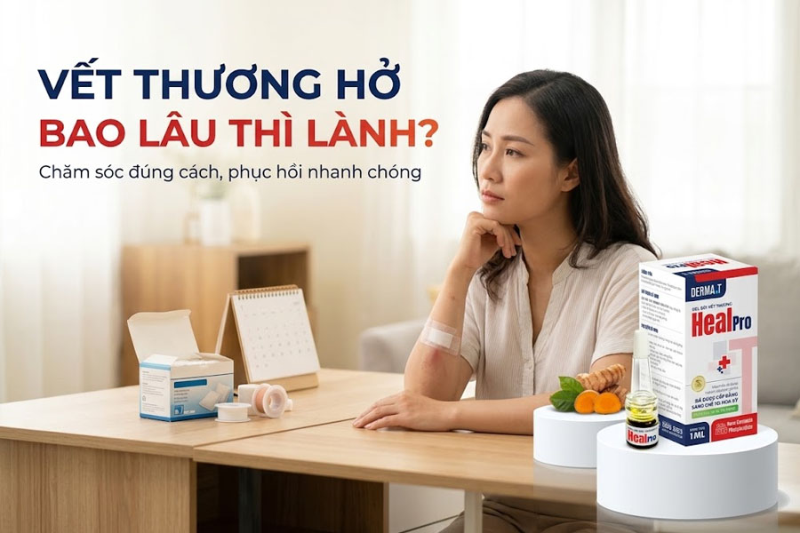 Vết thương hở bao lâu thì lành? Mốc thời gian theo từng loại và cách giúp mau lành