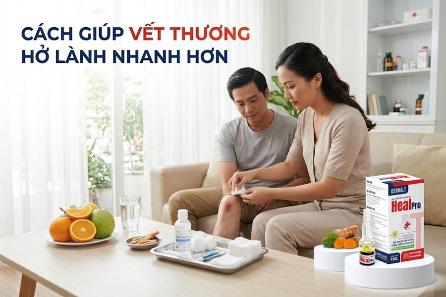Cách giúp vết thương hở lành nhanh hơn