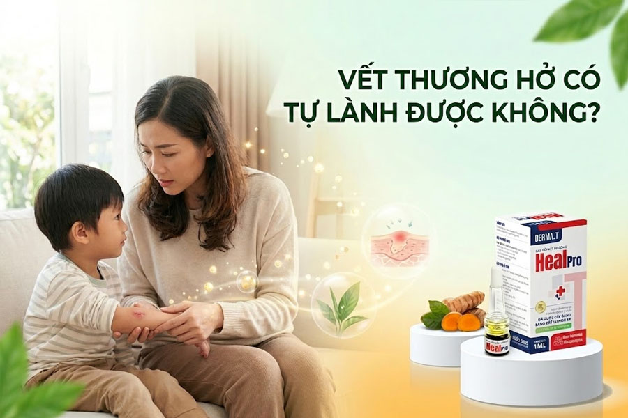 Để tự nhiên, vết thương hở có tự lành được không?